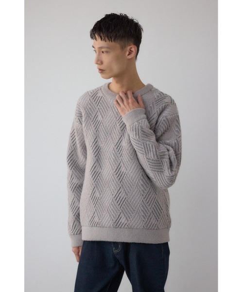 AZUL BY MOUSSY（アズールバイマウジー） セーター ニット ダイヤ柄