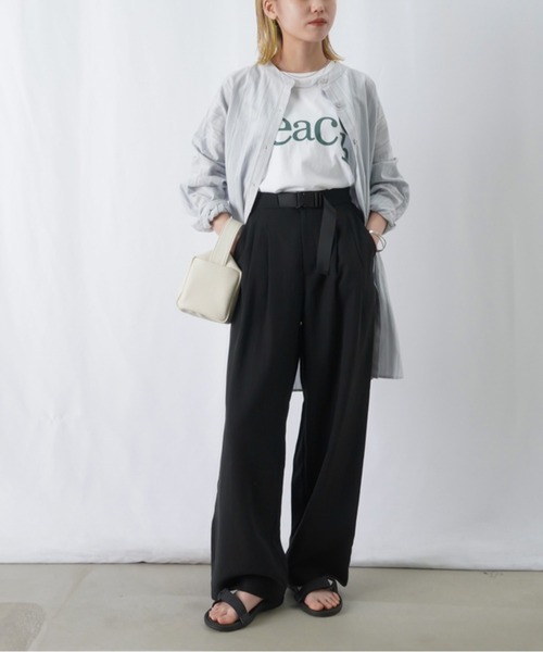 「LUCA/LADY LUCK LUCA」 長袖チュニック FREE ブラック レディース_画像2