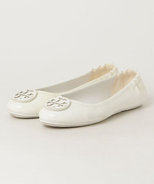 TORY BURCH（トリーバーチ） フラットパンプス US7 ホワイト