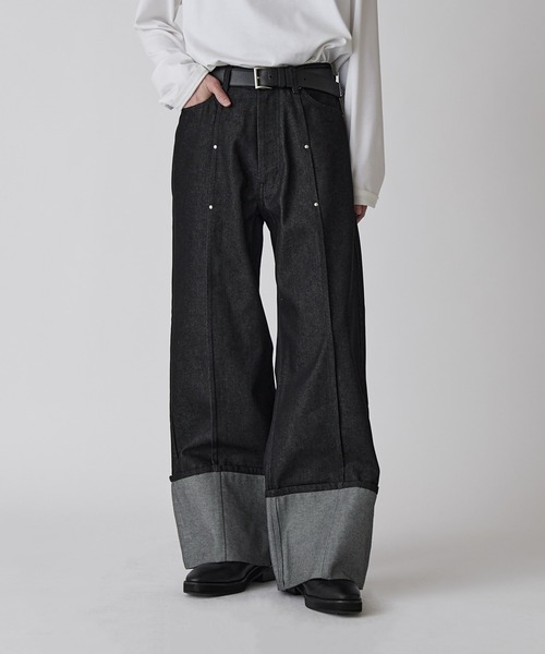 【未使用・美品】Lui's(ルイス)24SS ワイドレッグダブルニージーンズ Lui's（ルイス） ジーンズ メンズ : ZOZOTOWN Yahoo!店 - 通販 - Yahoo