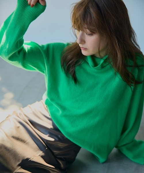 「FRAY I.D」 タートルネックニット FREE ホワイト レディース_画像3