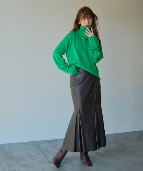 「FRAY I.D」 タートルネックニット FREE ホワイト レディース_画像4