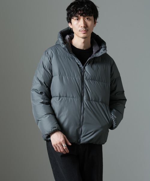 NANO universe（ナノ・ユニバース） ダウンジャケット M グリーン