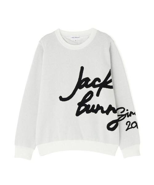 新品　タグ付きJACK BUNNY プリント柄長袖セーター Jack Bunny!!（ジャックバニー） ニット セーター 「Jack Bunny