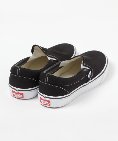 「VANS」 スリッポン LARGE ブラック メンズ_画像4