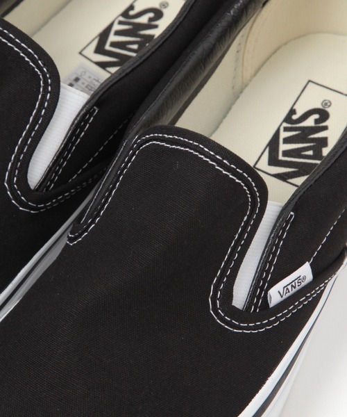 「VANS」 スリッポン LARGE ブラック メンズ_画像7
