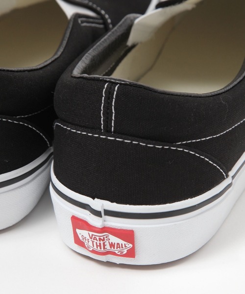 「VANS」 スリッポン LARGE ブラック メンズ_画像8
