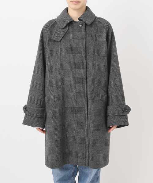 みやまま様　　　　今期完売【FRAMeWORK】 ラムウールMIXシャルム FRAMeWORK ラムウールMIXシャルムバルカラーコート 38 ブラウン - メルカリ