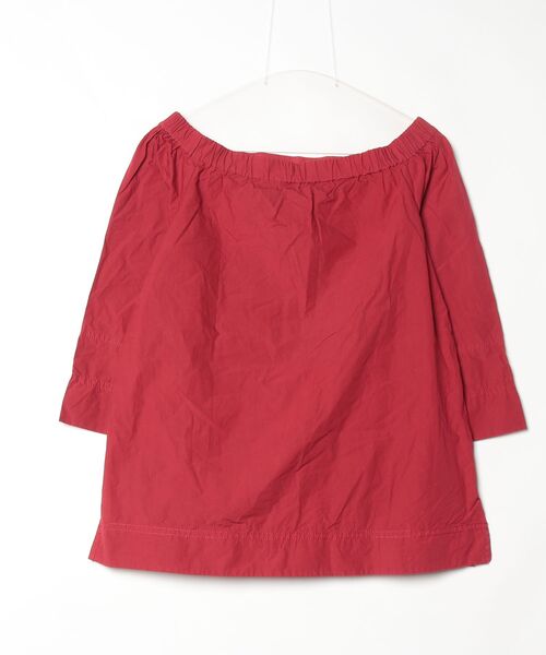 「COOMB」 長袖ブラウス 38 レッド レディース_画像2