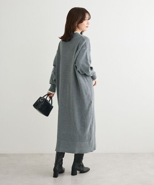 Green Parks（グリーンパークス） ワンピース 配色リラックスモール