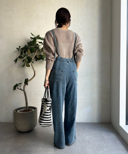 DouDou（ドゥドゥ） デニムパンツ 36 ブルー レディース : ZOZOTOWN