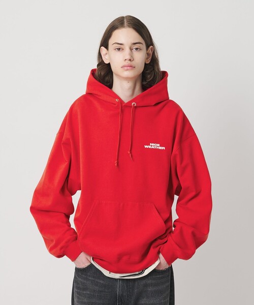 tttmsw n!ce shop nice ナイスショップ フーディー パーカー NICE WEATHER パーカー 「NICE WEATHER」スウェットフーディ メンズ