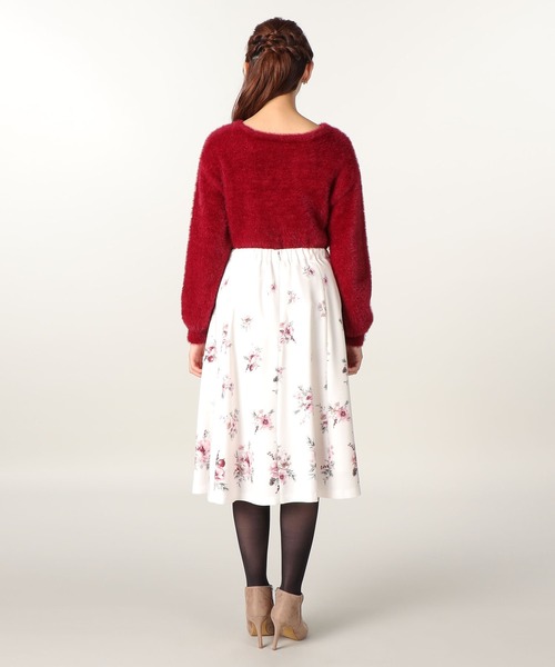 「LAISSE PASSE」 フレアスカート 36 ホワイト レディース_画像6