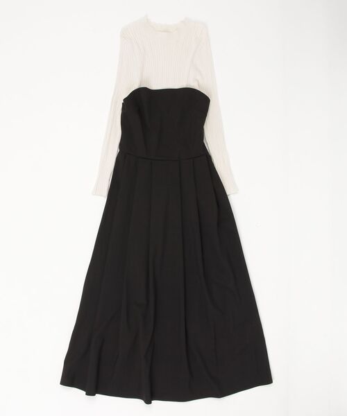 ROPE' PICNIC（ロペ ピクニック） ドッキングワンピース 38 ブラック