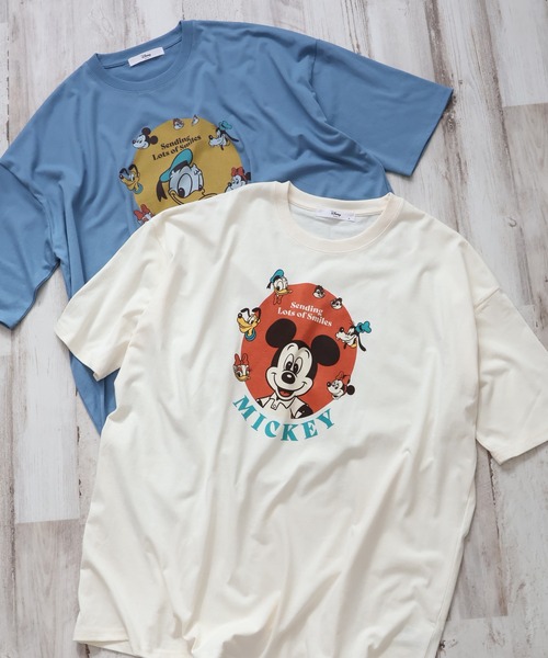 Disney（ディズニー） tシャツ 「Disney/ディズニー」ミッキー