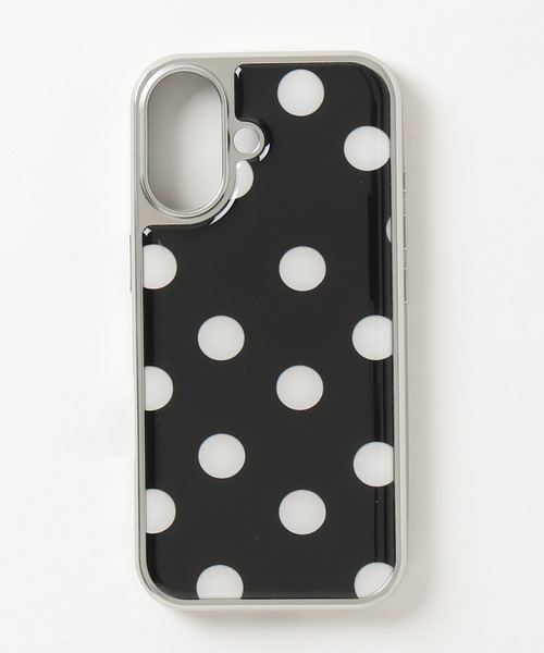 期間限定値下げ⭐︎未使用　LOUVINI iPhone14 スマホケース スマホケース 「Vini」光沢 ドットの iPhoneケース iPhone14/iPhone15