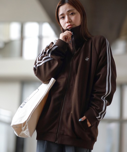 「BEVERLY HILLS POLO CLUB」 ブルゾン X-LARGE ダークブラウン レディース_画像2