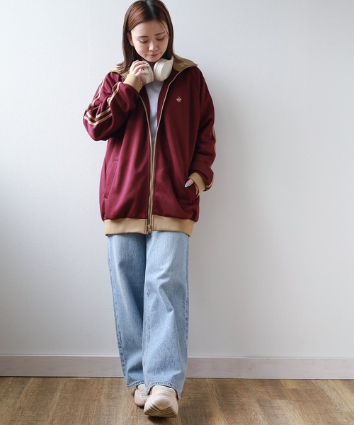 「BEVERLY HILLS POLO CLUB」 ブルゾン X-LARGE ダークブラウン レディース_画像5