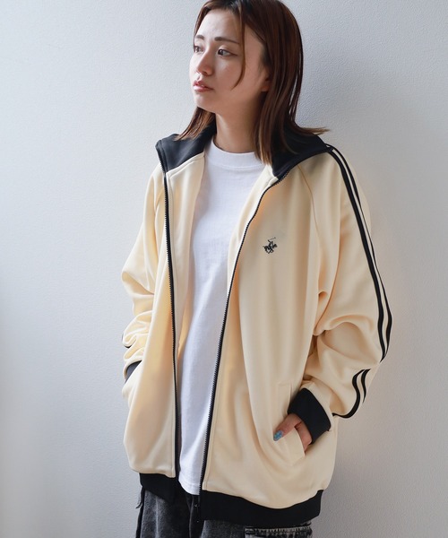 「BEVERLY HILLS POLO CLUB」 ブルゾン X-LARGE ダークブラウン レディース_画像9