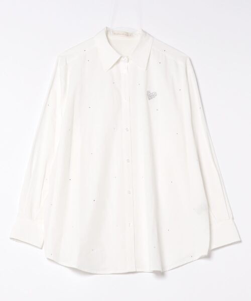 「31 Sons de mode」 長袖シャツ 36 オフホワイト レディース_画像2