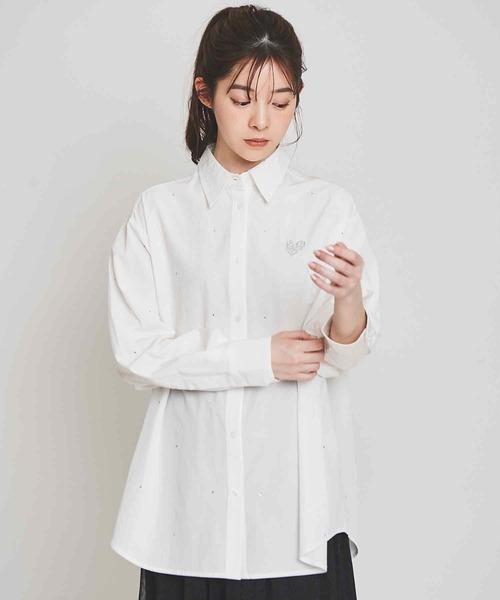 「31 Sons de mode」 長袖シャツ 36 オフホワイト レディース_画像4