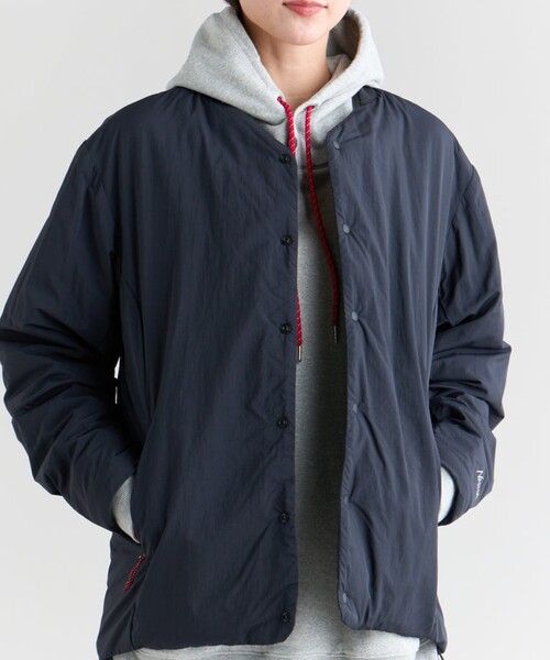 NANGA ナンガ ノーカラーダウンジャケット 美品 NANGA（ナンガ） ダウンジャケット ダウン 「NANGA/ナンガ」ノーカラー