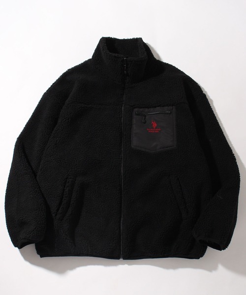 「U.S. POLO ASSN.」 ブルゾン M ネイビー メンズ_画像2