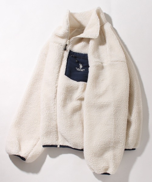 「U.S. POLO ASSN.」 ブルゾン M ネイビー メンズ_画像6