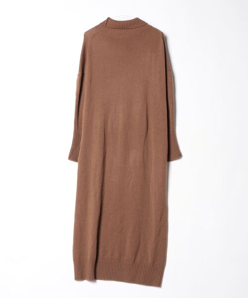 「CINOH」 ニットワンピース FREE ブラウン レディース_画像2