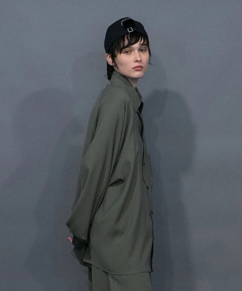 「my beautiful landlet」 長袖シャツ 0 ブラック メンズ_画像5