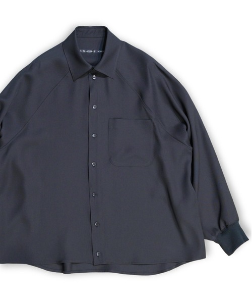 「my beautiful landlet」 長袖シャツ 0 ブラック メンズ_画像7