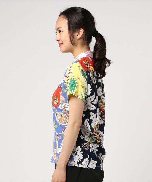 BEAMS BOY（ビームス ボーイ） 半袖シャツ ONE SIZE ブルー レディース 