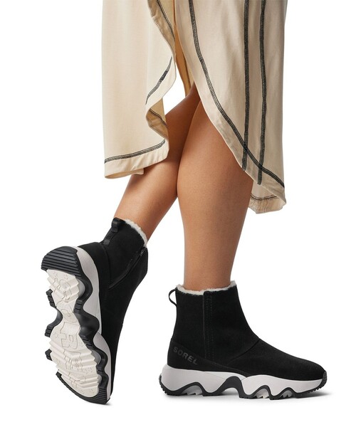 「SOREL」 ショートブーツ 24.5cm ブラック レディース_画像8