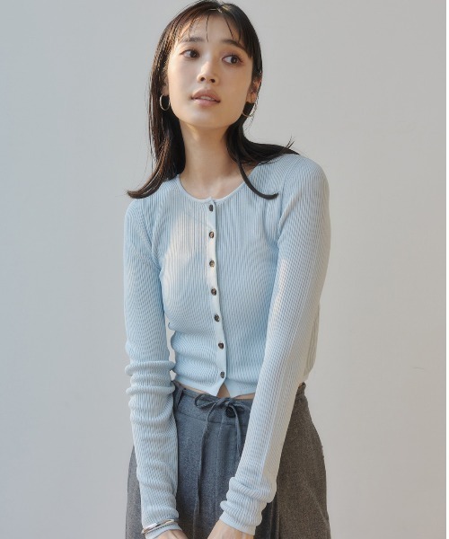 anuans（アニュアンス） カーディガン リュクスビスコースニット