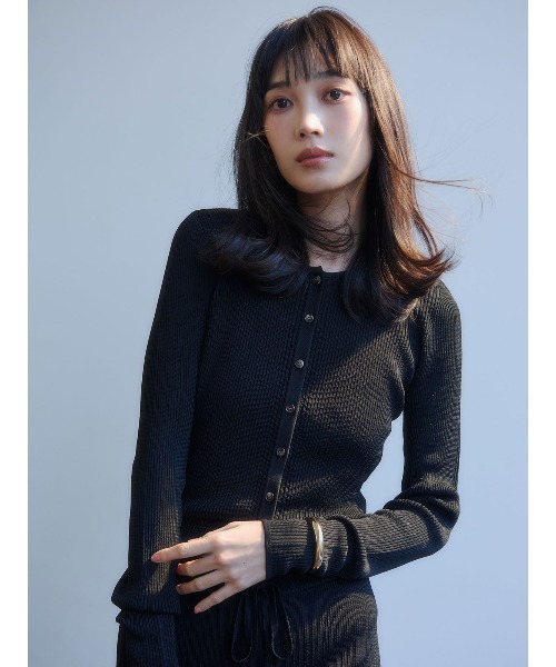anuans（アニュアンス） カーディガン リュクスビスコースニット