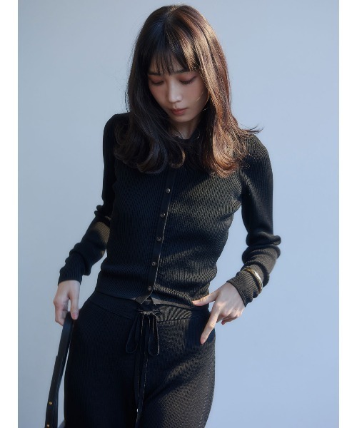 anuans（アニュアンス） カーディガン リュクスビスコースニット