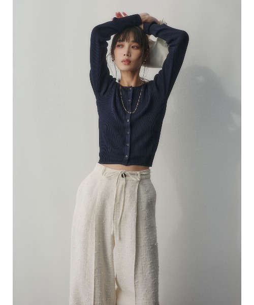 anuans リュクスビスコースニットカーディガン anuans（アニュアンス） カーディガン リュクスビスコースニット