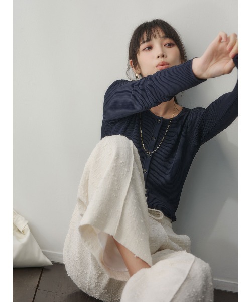 anuans（アニュアンス） カーディガン リュクスビスコースニット