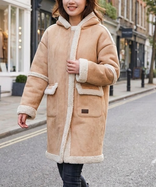 BILLABONG（ビラボン） ムートンコート ボアコート 「BILLABONG