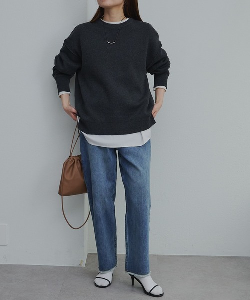 ⚫︎専用⚫︎タグ付き⭐︎万能ブラウス pual ce cin ブラウス シャツ 万能レイヤードプルオーバーブラウス
