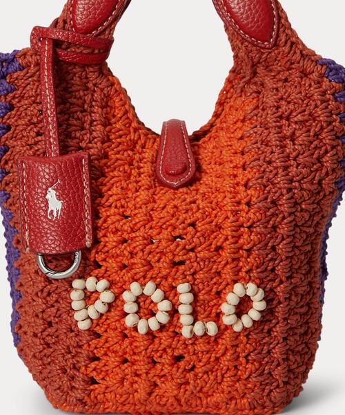 トートバッグ Polo Play クロシェ スモール トート ＆ クロスボディ レディースの画像