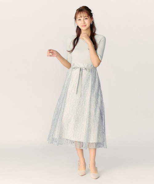 「LAISSE PASSE」 ドッキングワンピース MEDIUM ミント レディース_画像4