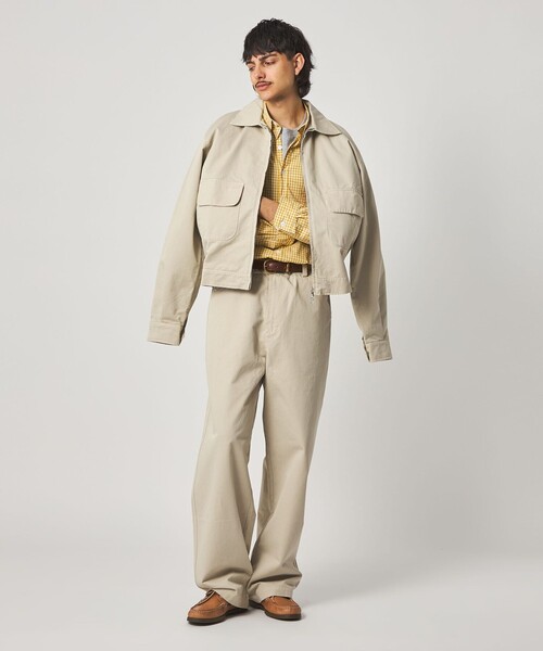 【BEIGE】<Steven Alan>ギンガムチェック プルオーバー Steven Alan（スティーブンアラン）の「＜Steven Alan＞ギンガム