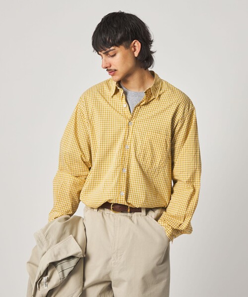 StevenAlan SHIRT ギンガムチェック シャツ STEVEN ALAN（スティーブンアラン） シャツ リバティ ギンガムチェック