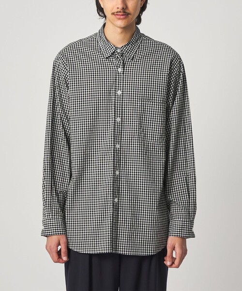 StevenAlan SHIRT ギンガムチェック シャツ STEVEN ALAN（スティーブンアラン） シャツ リバティ ギンガムチェック