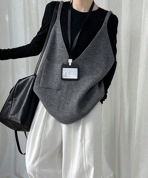 「NOLITA LABORATORY」 キャミソールニット FREE グレー レディース_画像5