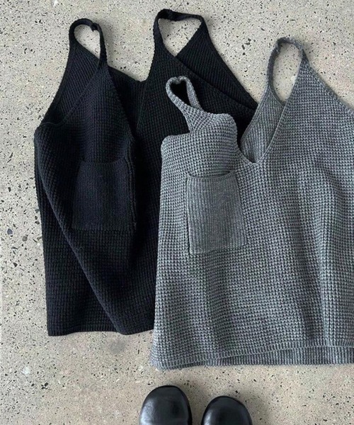 「NOLITA LABORATORY」 キャミソールニット FREE グレー レディース_画像8