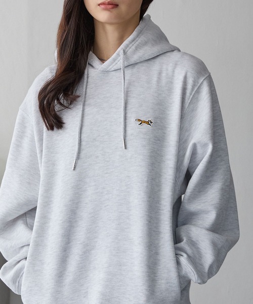 「PENNEYS」 プルオーバーパーカー M ライトグレー レディース_画像3