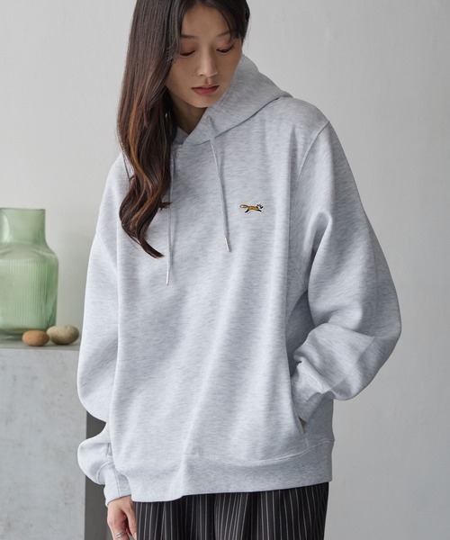 「PENNEYS」 プルオーバーパーカー M ライトグレー レディース_画像6