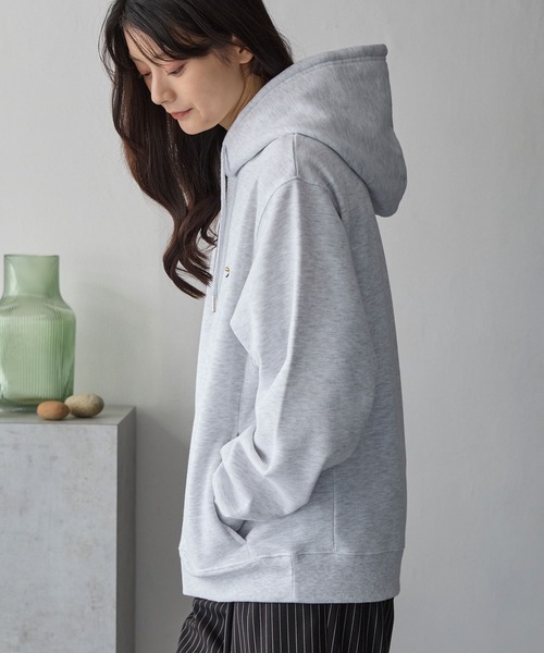 「PENNEYS」 プルオーバーパーカー M ライトグレー レディース_画像7